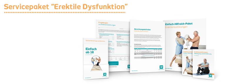 Kostenloses Servicepaket zur erektilen Dysfunktion jetzt bestellen