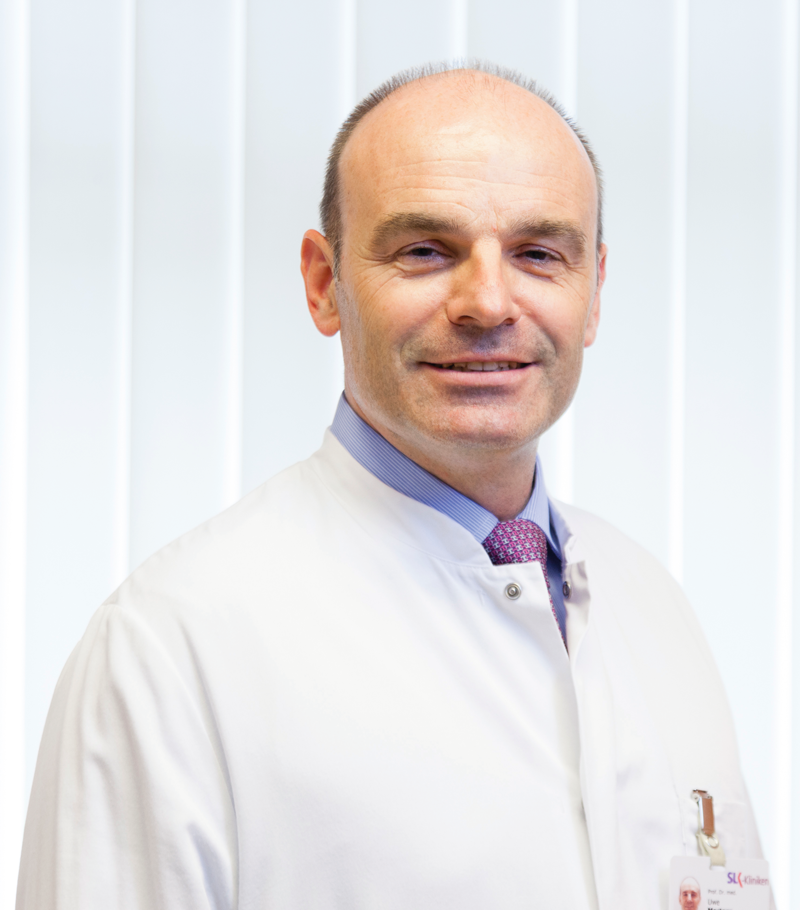 Prof. Dr. Uwe Martens, Direktor der Medizinischen Klinik III der SLK-Kliniken Heilbronn, Facharzt für Innere Medizin, Hämatologie/Internistische Onkologie, Gastroenterologie und Palliativmedizin