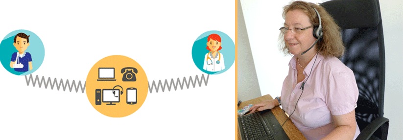 Eine Tele-Ärztin für Schweizer Patienten berichtet von ihrer Tätigkeit Die meisten ihrer Fernkonsultationen laufen noch über das Telefon, erzählt Hausärztin Dr. Martina Bischoff.
