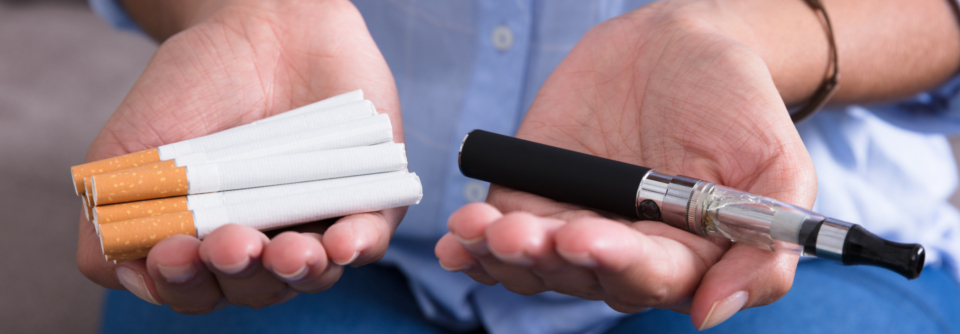 Vorteile ergäben sich erst dann, wenn der Raucher komplett auf die E-Zigarette umsteige, der Doppelgebrauch dürfe nur eine Übergangslösung sein.