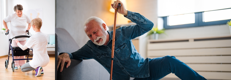 Nur wenn sich die Gehhilfe für den Patienten eignet, kann sie Stürze verhindern. (Agenturfoto)